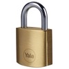 YALE Y110JB/15/111/4-4 Pack of Black Brass Padlocks (15mm) - High
