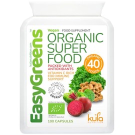 EasyGreens - Organic Super Greens Capsules – 100 Vegan Capsules