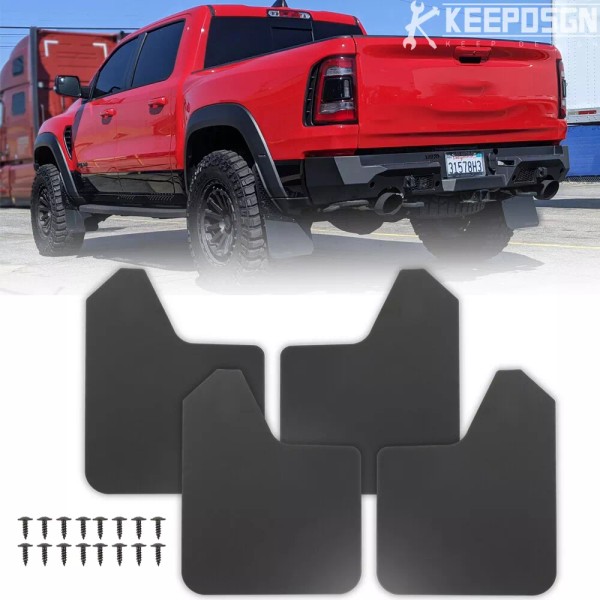 KEEPDSGN For Dodge Ram 1500 2500 3500 4Pcs Rally Mud