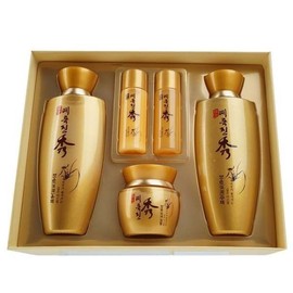 Meoncell Women's Skincare 3 Type Oriental Herbal Cosmetics Set Gift Set Skin Moisturizing Elasticity Soothing Toner Emulsion Cream Basic Gift Care / 메온셀 여성 스킨케어 3종  한방 화장품 세트 선물세트 피부 보습 탄력 진정 토너 에멀젼 크림 기초 선물 관리