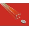 Acrylic Extruded Square Tube 1.0" OW x .750 (3/4") IW