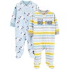 Simple Joys by Carter's Baby Boys' 2-Pack Fleece Footed Sleep