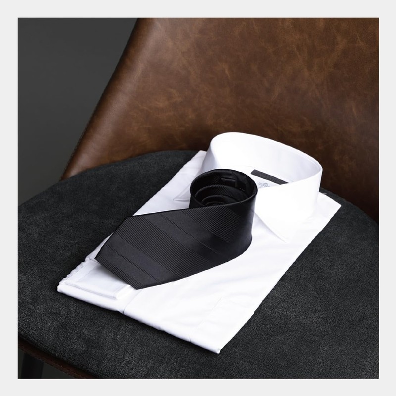 Y & TAILOR Formal Necktie, Ceremonial Occasions, Kyoto, Tango, Black,