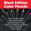 Faber-Castell 116410 Black Edition Colouring Pencils, Neon and Pastel Colours,