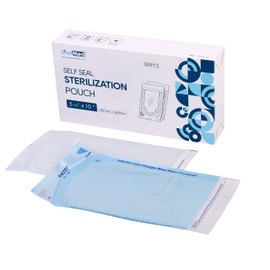 OneMed 200 Pouches Dental Self-Sealing Sterilization Pouches 5.25x10 inch 200/Box 1 Box