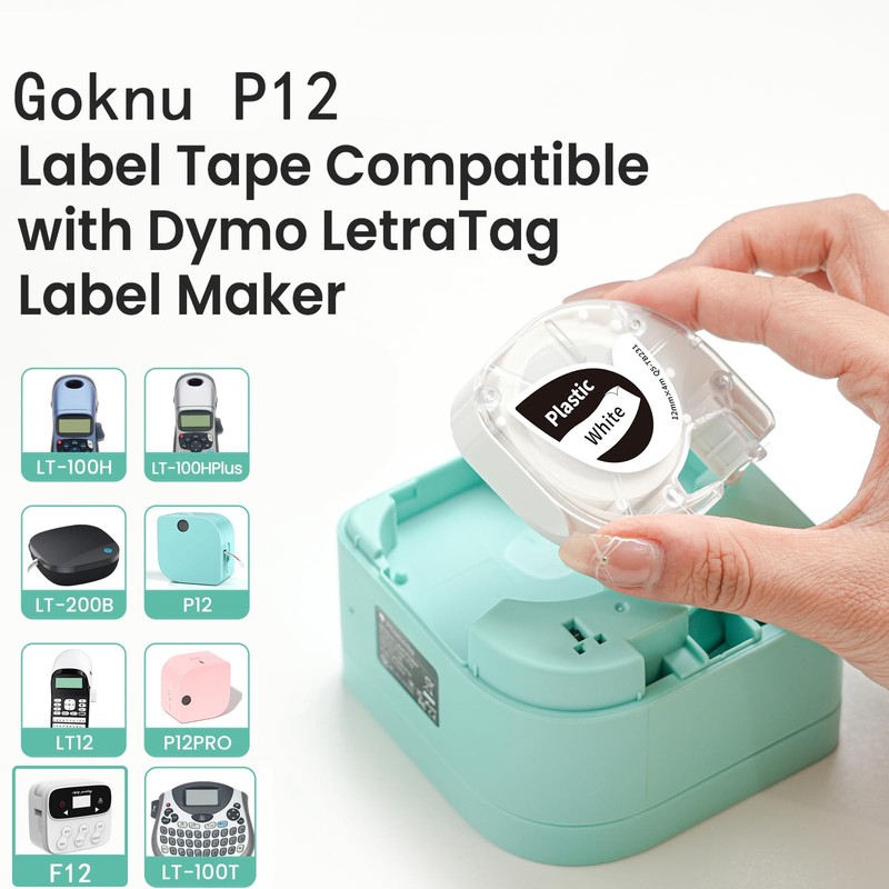 Phomemo P12 Satin Ribbon Label Tape Ribbon for Gift Wrapping,