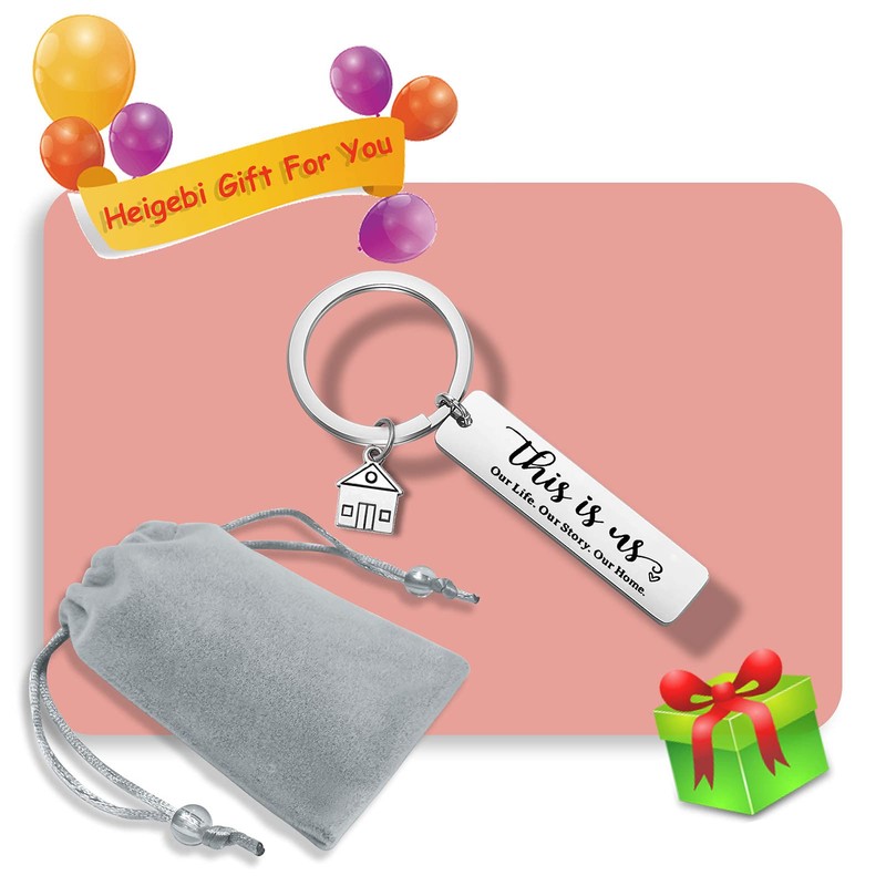 New House Keychain,Housewarming Gifts for New Home Gifts for Couples