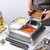 AIMALL Stainless Steel Fresh-Keeping Box Set - Airtight Food Storage