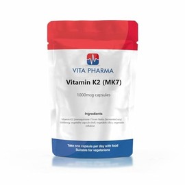 VITA PHARMA Vitamin K2 (Mk-7) 1000mcg 120 Capsules