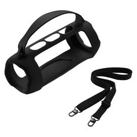 Sarini Portable Bluetooth Speaker Protective Skin Case Anti-Scratch Shock-Proof Sleeve With Shoulder Strap And Carabiner For JBL Charge Essential 2 Charge 4