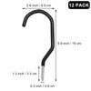 Menecor 12PCS Heavy Duty Bike Storage Hooks Bicycle Wall Mounted
