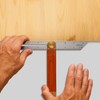Bojueshaw Adjustable Carpentry T-Bevel Square,360°Sliding Angle Gauge with Hardwood Handle