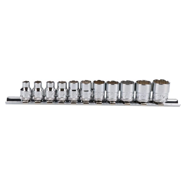 1/4" Drive Low Profile Metric Sockets 5mm - 14mm 11pcs