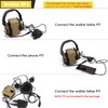 Military Headset, Retractable Gaming Hunting Headphones with Microphone, Without Noise