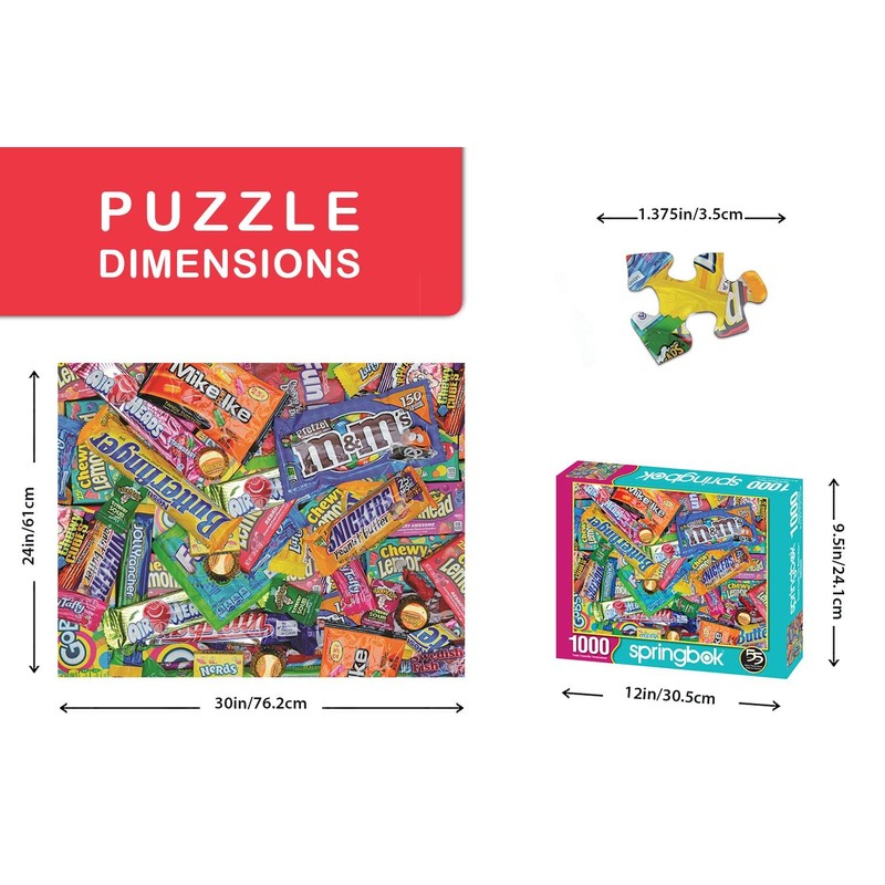 Springbok's 1000 Piece Jigsaw Puzzle Sweet Tooth - Made in