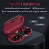 Auriculares de traducción de lenguaje AI, conversión de lenguaje en
