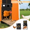 Automatic Chicken Coop Door, Large Chicken Door with Timer &