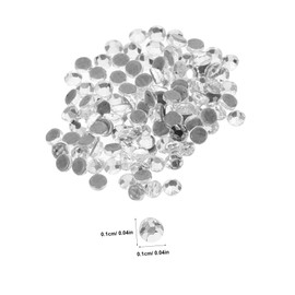 jojofuny 1440pcs Flatback Glass Rhinestones for DIY Crafts Clothes Shoes and Accessories Iron-On Hotfix Gemstones for Fashion Decoration and Nail Art