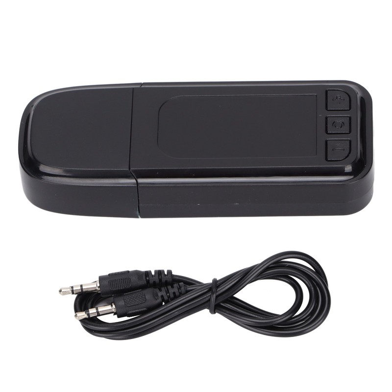 Dual Output Bluetooth Transmitter Bluetooth Transmitter USB AUX Connection Supports