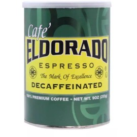CAN Café Eldorado Espresso – Ground, 9 oz Can Decaf
