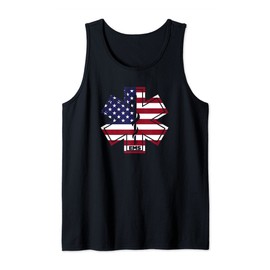 US Flag EMS Emblem Paramedic Tank Top