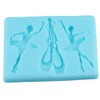Ballet Dancer Silicone Mold Ballet Shoes Fondant Chocolate Molds