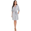COLORFULLEAF Womens Robe Lightweight Kimono Robes Short Knit Bathrobe Summer