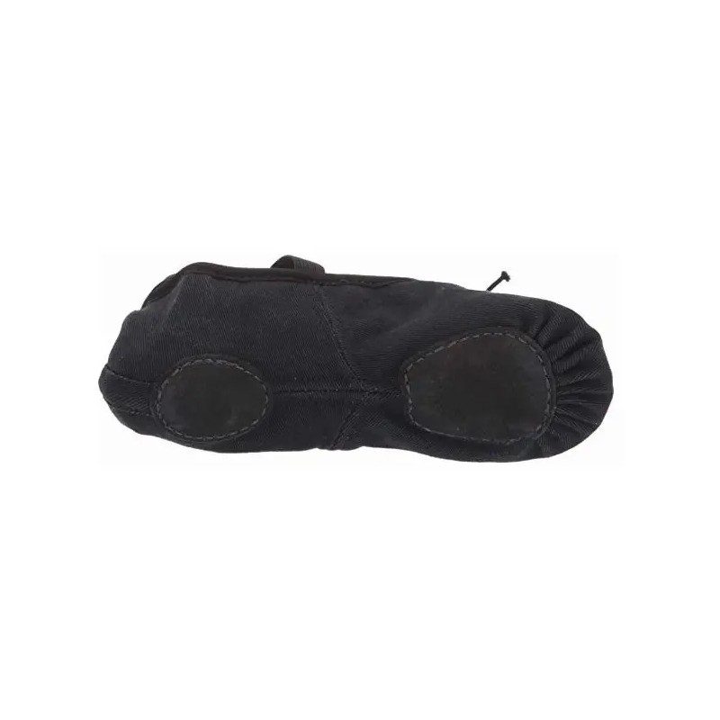 Zapatillas De Media Punta Lona Y Gamuza Para Ballet Dama