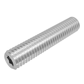 SECCARO 20 Pcs M8 x 40mm Stainless Steel V2A VA A2 DIN 913 ISO 4026 Hex Socket Set Screw