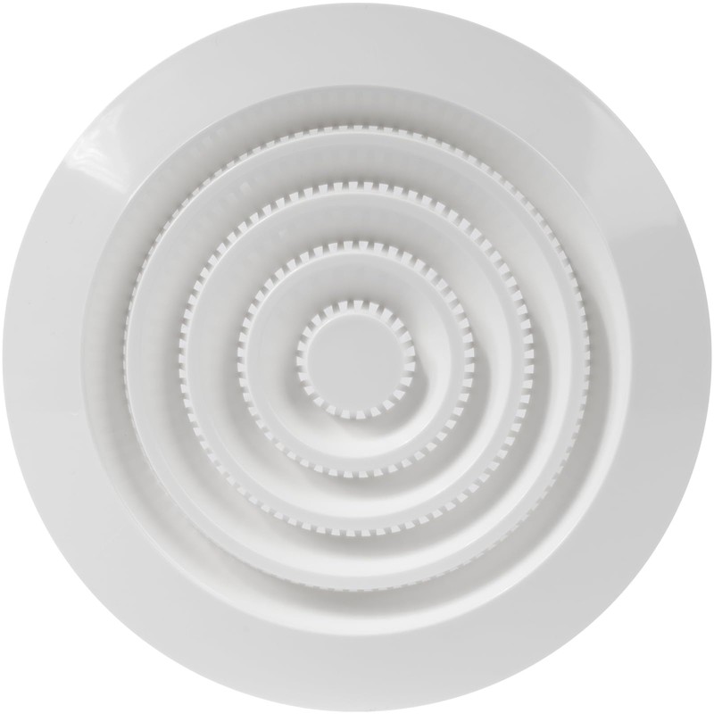 4'' Inch / 100 mm White Plastic Ceiling Vent Cover