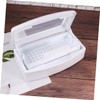 Healeved Lid Sterilizer Box for Nail Art Tools Cleaning Box