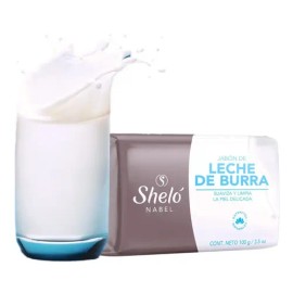 Crema Aclarante Facial Concha Nácar Jabón Leche Burra Sheló Nabel