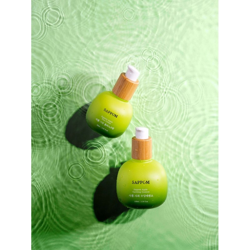 Sapoom Apple Soothing Essence (100ml+20g portable) / 사뽐 사과 수딩