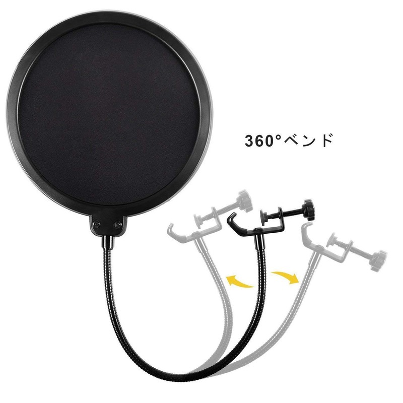 Earamble Pop Blocker, Double Layer Noise Filter, 6.1 inches (15.5