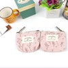 Wood grain cosmetic coin storage small pouch 1P small pouch coin purse card wallet / 나무무늬 화장품 동전 수납 소형 파우치 1P 소형파우치 동전지갑 카드지갑