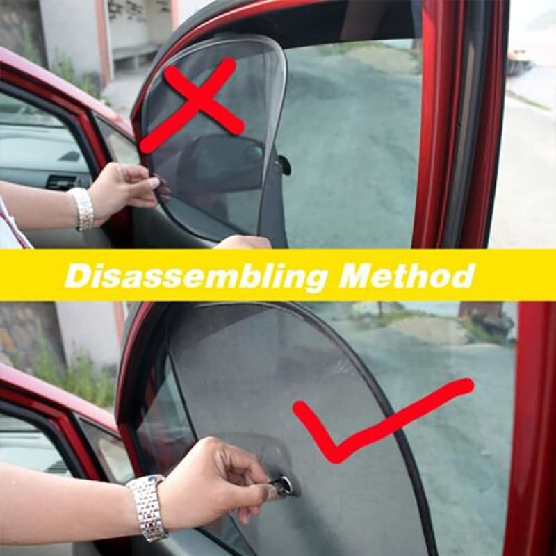 AIMALL 2 Pack Car SUV Sun Shade Side Rear Window