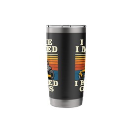 I Came I Mowed I Kicked Grass - Lawn Mower Landscaping Stainless Steel Insulated Tumbler