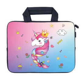 AMARY14 15 15.4 15.6 inch Laptop Handle Bag Computer Protect Case Pouch Holder Notebook Sleeve Neoprene Cover (unicorn-1)