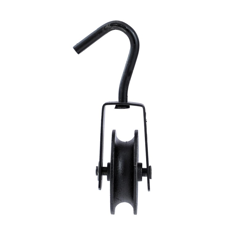 KATSU Tools Pulley Wheel 100mm with Swivel Hook Gin Wheel