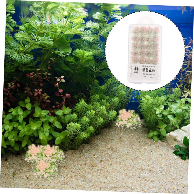 Operitacx 28Pcs Miniature Artificial Grass Tufts for Micro Landscapes Sand