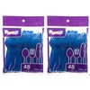 Blue Heavy Duty Plastic Cutlery Sets - 32 Spoons, 32