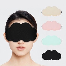 [Big discount] Cloud eye patch, cute, soft sleep, blackout, good sleep, eye mask for travel, sun protection, good sleep airplane light pink 3ea