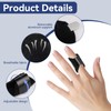 5 Stück Finger Schiene zur Ruhigstellung, Verstellbare Fingerschienen, Stacksche Schiene