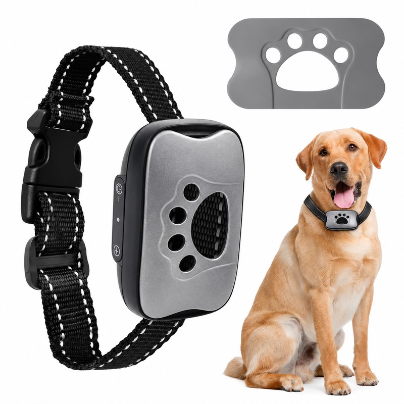 Dog Bark Deterrent Collar for Training – USB Rechargeable Ultrasonic