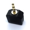 DRUT 3.5mm Stereo Jack to Twin 3.5mm Sockets Splitter Speaker,