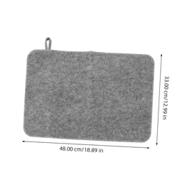 Gatuida 2pcs Portable Sauna Cushion Water Absorbent Spa Mat Heat Insulation Felt Pad for Home Commercial Sauna Durable Easy to Clean Accessory