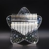 17 Keys Kalimba Thumb Piano Rainbow Star Transparent Style EVA