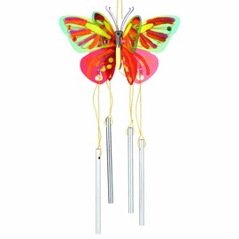 Creativity for Kids Butterfly Wind Chime Mini Craft Kit , Red