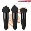 AKOAK 3 Pcs Foundation Sponge Puff, Mushroom Makeup Sponge Mix