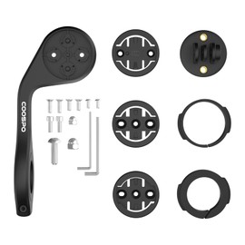 CooSpo Bicycle Computer Mount, Quick Release Mount for Garmin, Wahoo, Bryton, Bicycle Computer, Compatible with Gopro, Out Front Bicycle Computer Extended Mount